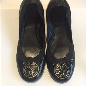 Tory Burch Caroline Black Flats Size 7.5